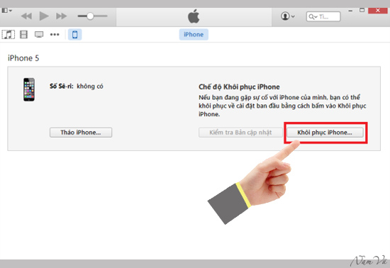 Chế độ khôi phục iPhone