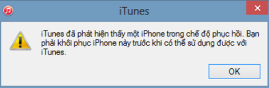 Khi đó màn hình sẽ xuất hiện một thông báo là chiếc điện thoại iPhone của bạn bị vô hiệu hóa